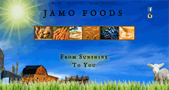 Desktop Screenshot of jamofoods.com