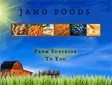 Tablet Screenshot of jamofoods.com